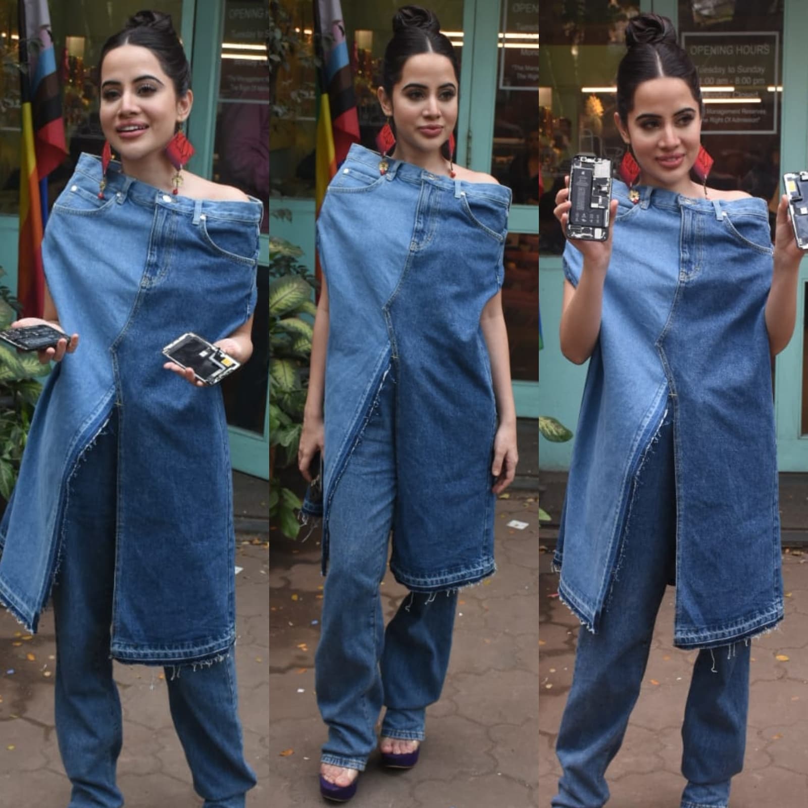 Urfi Javed Gives a Creative Twist To Her Denim Jeans Because 'Outfit  Kharaab Ho Gaya Tha' - News18