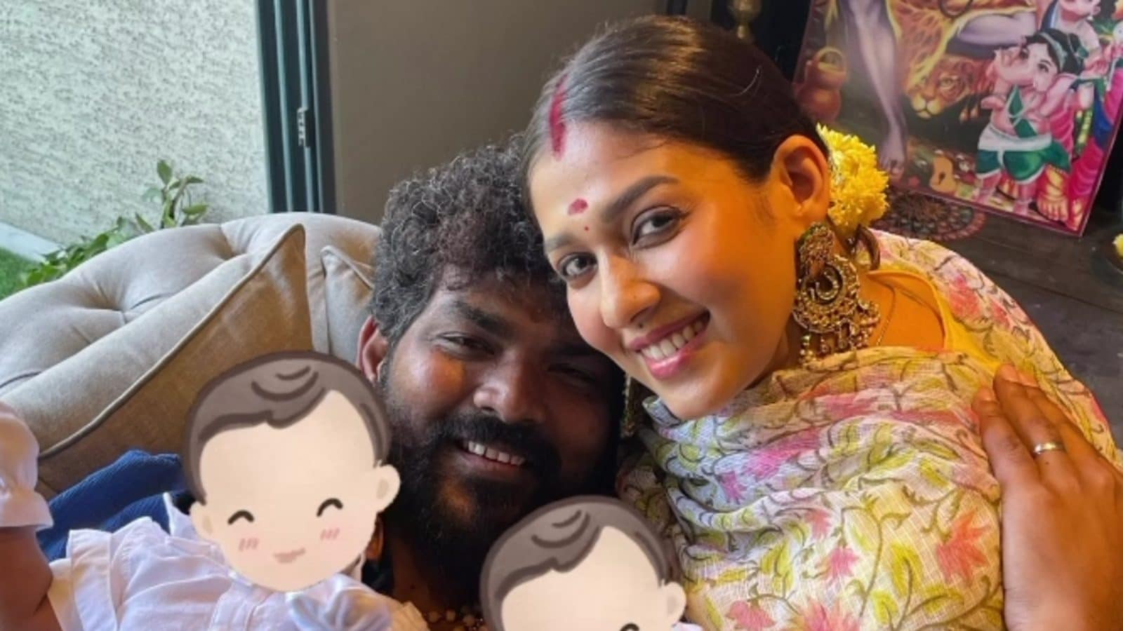 Vignesh Shivan Shares Unseen Family Pic With Nayanthara, Twins to ...
