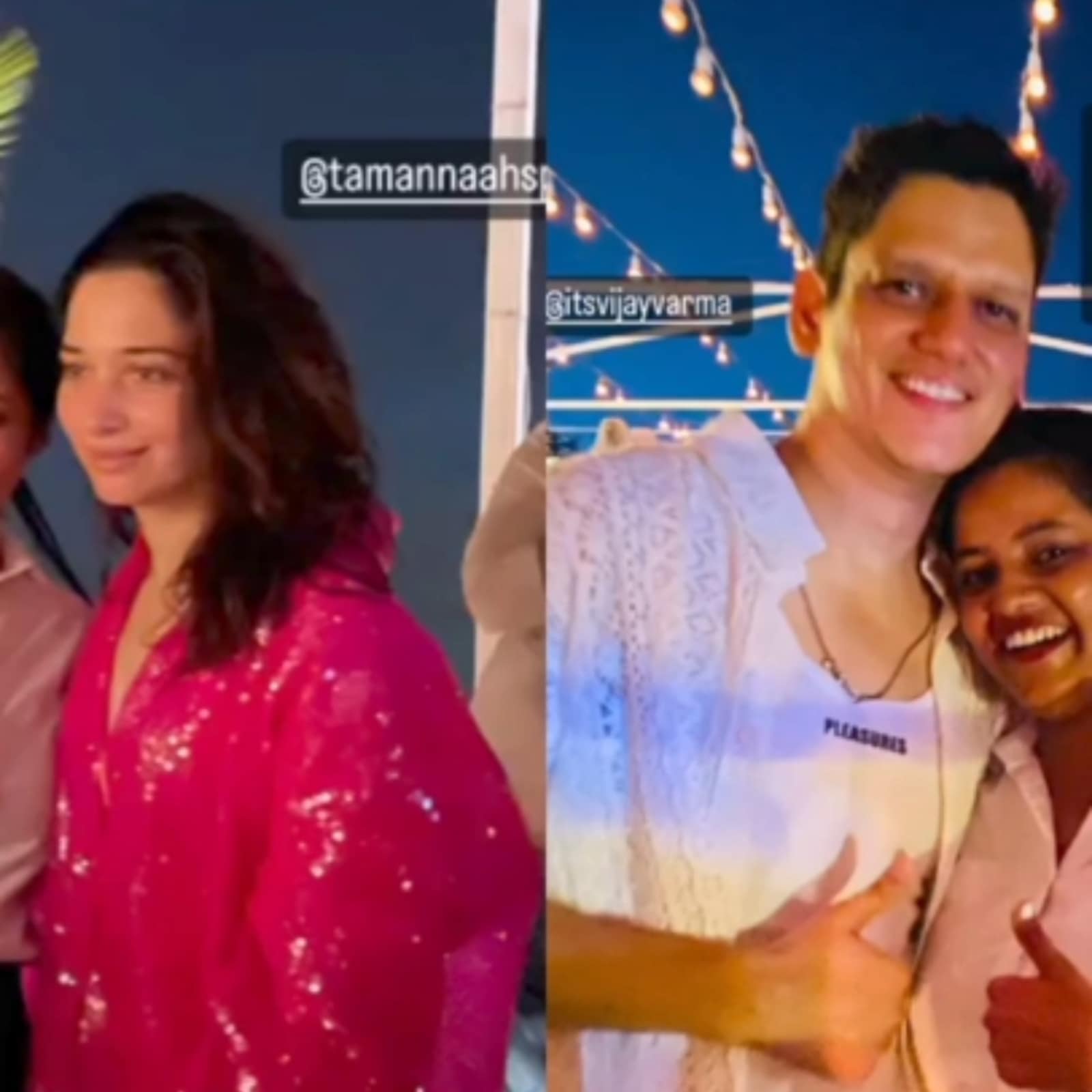 Six Telugu Video Tamanna - Vijay Varma, Tamannaah Bhatia Dating? Video of Them Kissing Goes Viral from  New Year Party - News18