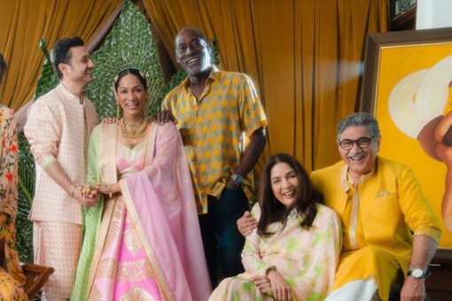 Sir Vivian Richards attended Masaba Gupta's wedding with Neena Gupta and her husband Vivek. 