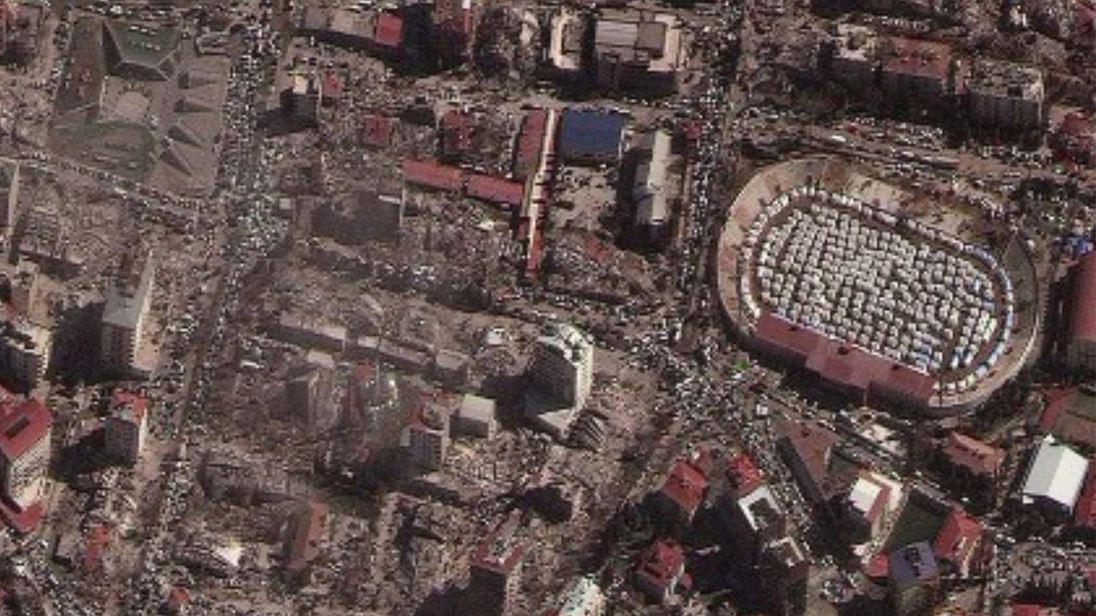 Turkey Earthquake Before and After Satellite Images Show Scale of