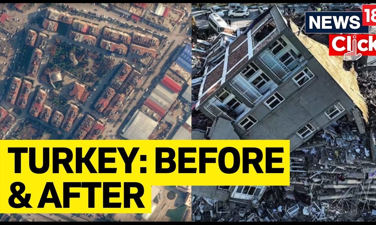 Drone Footage Shows Turkey's Condition Before And After Earthquakes Turkey Earthquake 2023