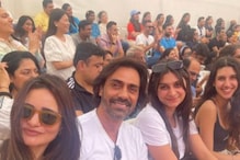 Arjun Rampal Attends Son Arik's Sports Day With Girlfriend Gabriella, Daughters