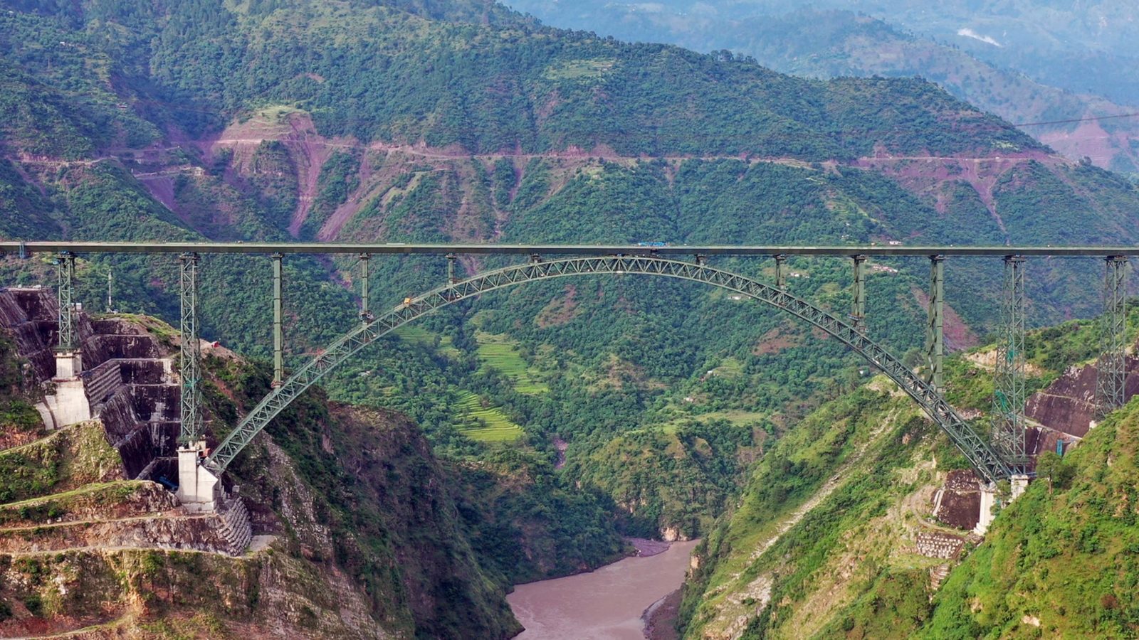 Udhampur-Srinagar-Baramulla Rail Link Project Heading Towards Completion