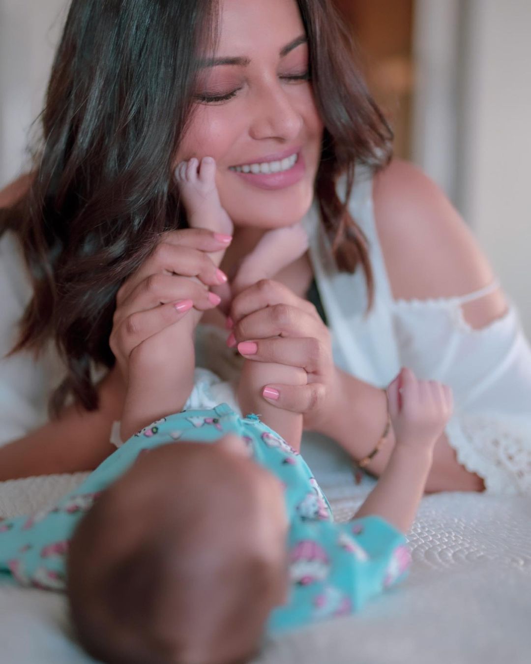 Bipasha Basu has shared a heartwarming photo with daughter Devi. She captioned the photo: 'The most beautiful role of my life...' (Image: Instagram) Bipasha Basu shared a heartwarming photo with daughter Devi. She captioned the photo: 'The most beautiful role of my life...'