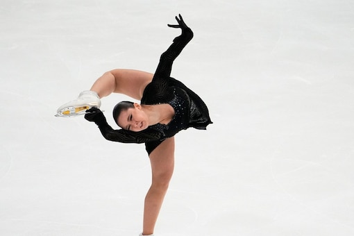 FILE - Russian Kamila Valieva competes in the women's free skate program during the figure skating competition at the 2022 Russian Figure Skating Grand Prix, the Golden Skate of Moscow, at Megasport Arena in Moscow, Russia, on Oct. 23, 2022. The World Anti-Doping Agency has appealed Russian figure skater Kamila Valieva's doping case to the Court of Arbitration for Sport and said Tuesday, Feb 21, 2023, it is seeking a four-year ban. (AP Photo/Alexander Zemlianichenko)