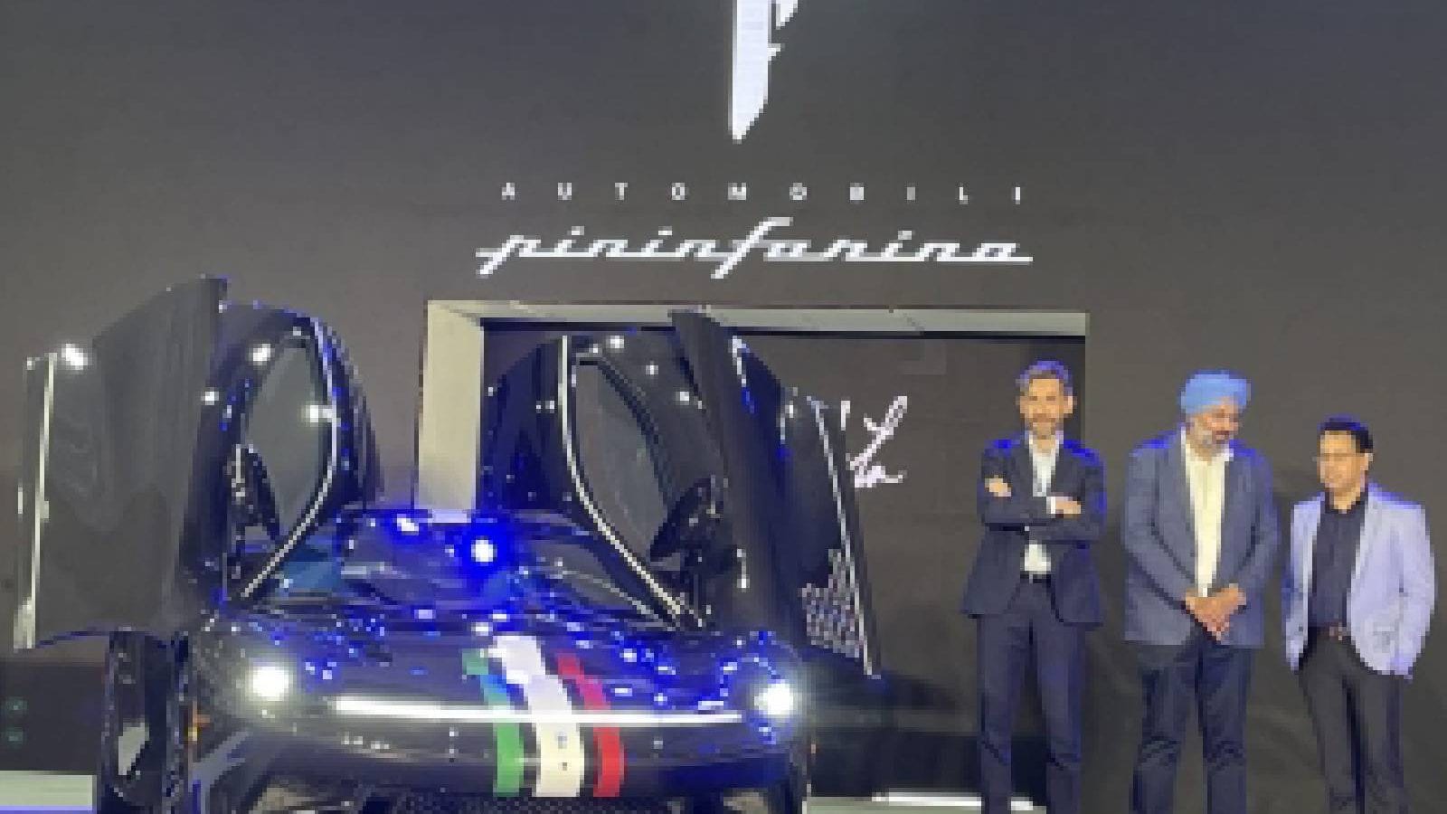 Battista World's Fastest Accelerating ElectricCar Unveiled at Hyderabad EMotor Show