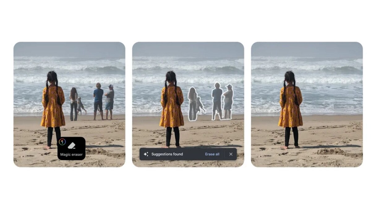 Pixel-Exclusive Magic Eraser Tool Now Available For All Google One Subscribers, Including iOS Users