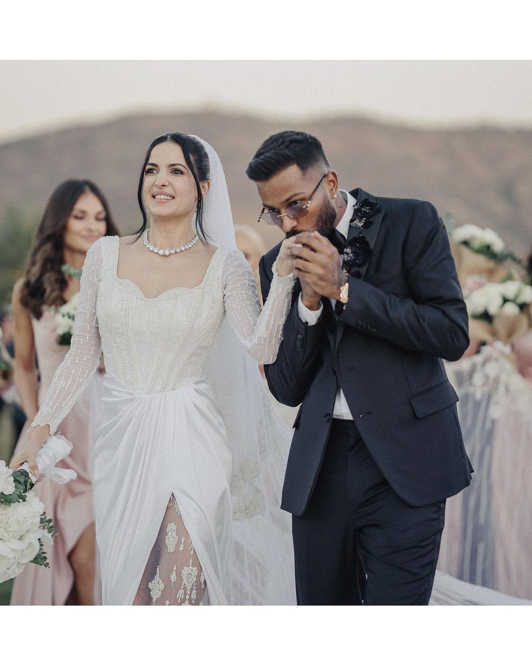 Hardik Pandya And Natasa Stankovic Renew Wedding Vows In Dreamy Ceremony Check Out The Couples