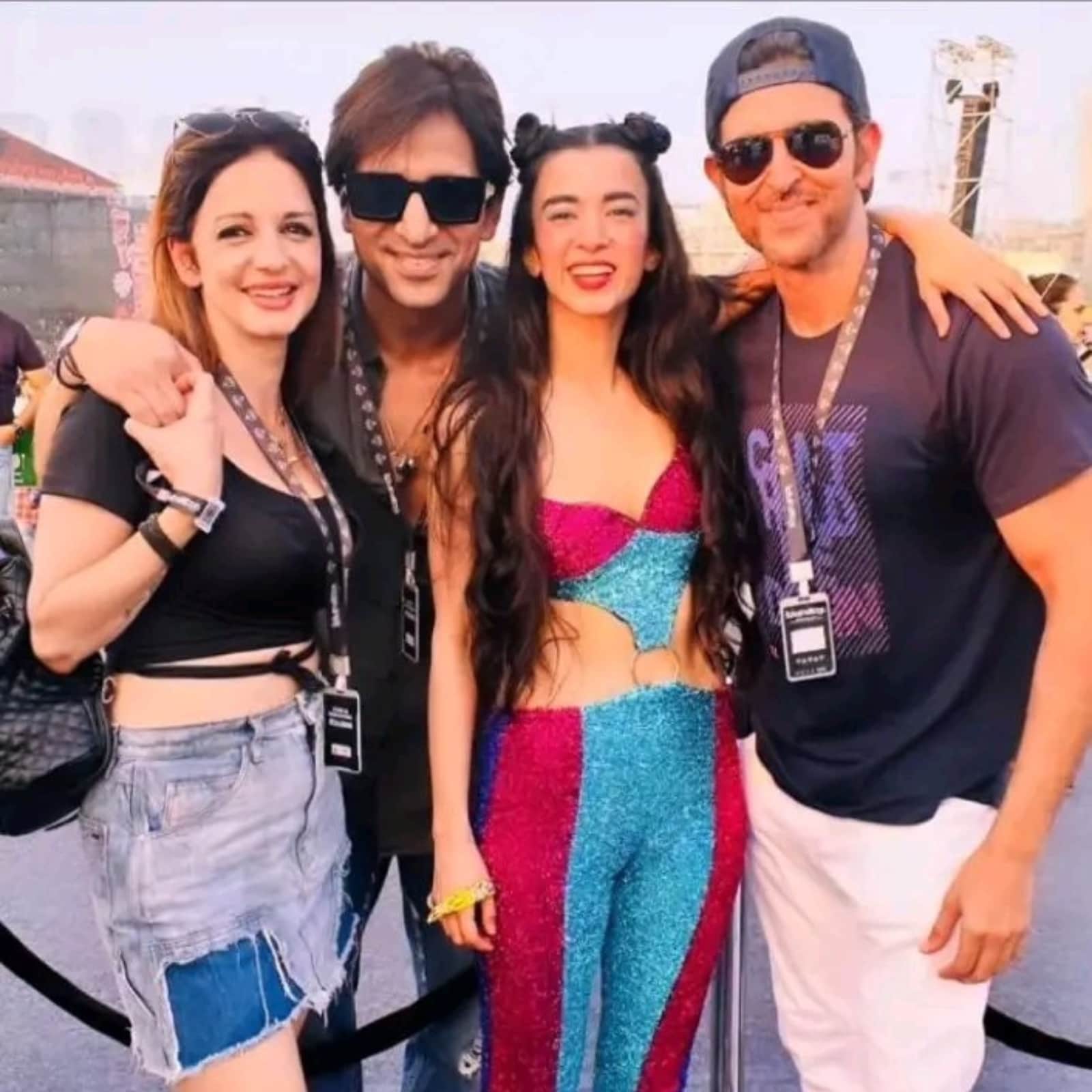 Hrithik Roshan, Sussanne Khan and Their Partners at Lollapalooza are Twitters Model Exes