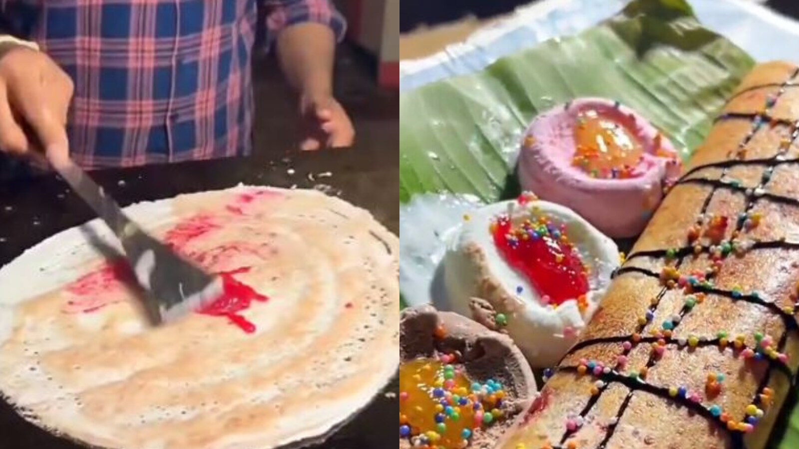 Viral Video of Bizarre 'Ice Cream Dosa' is Upsetting Foodies