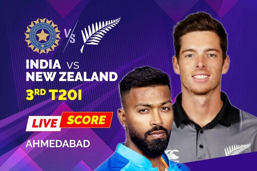 Live Score And Updates 3rd T20I India vs New Zealand