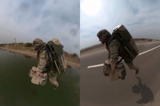 Watch: Indian Army Tests Jetpack Technology for Border Surveillance in Agra