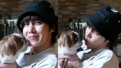BTS: J-Hope Cuddles His Dog Mickey in Adorable Pics and It Will Melt