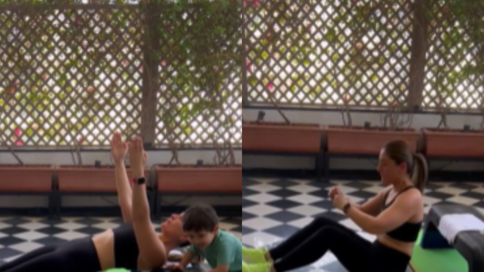 Kareena Kapoor Khan Posts Video of Her Workout Session With Her Little Son Jeh