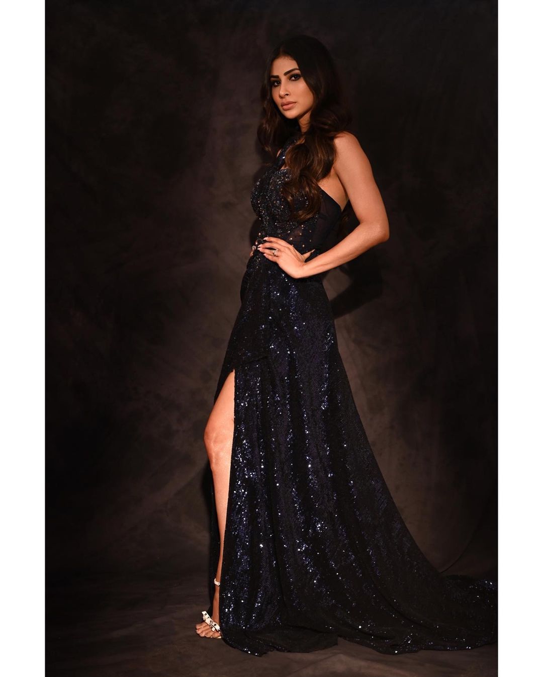 Mouni Roy Is A Sight For Sore Eyes In Sparkly Black Gown, Check ...