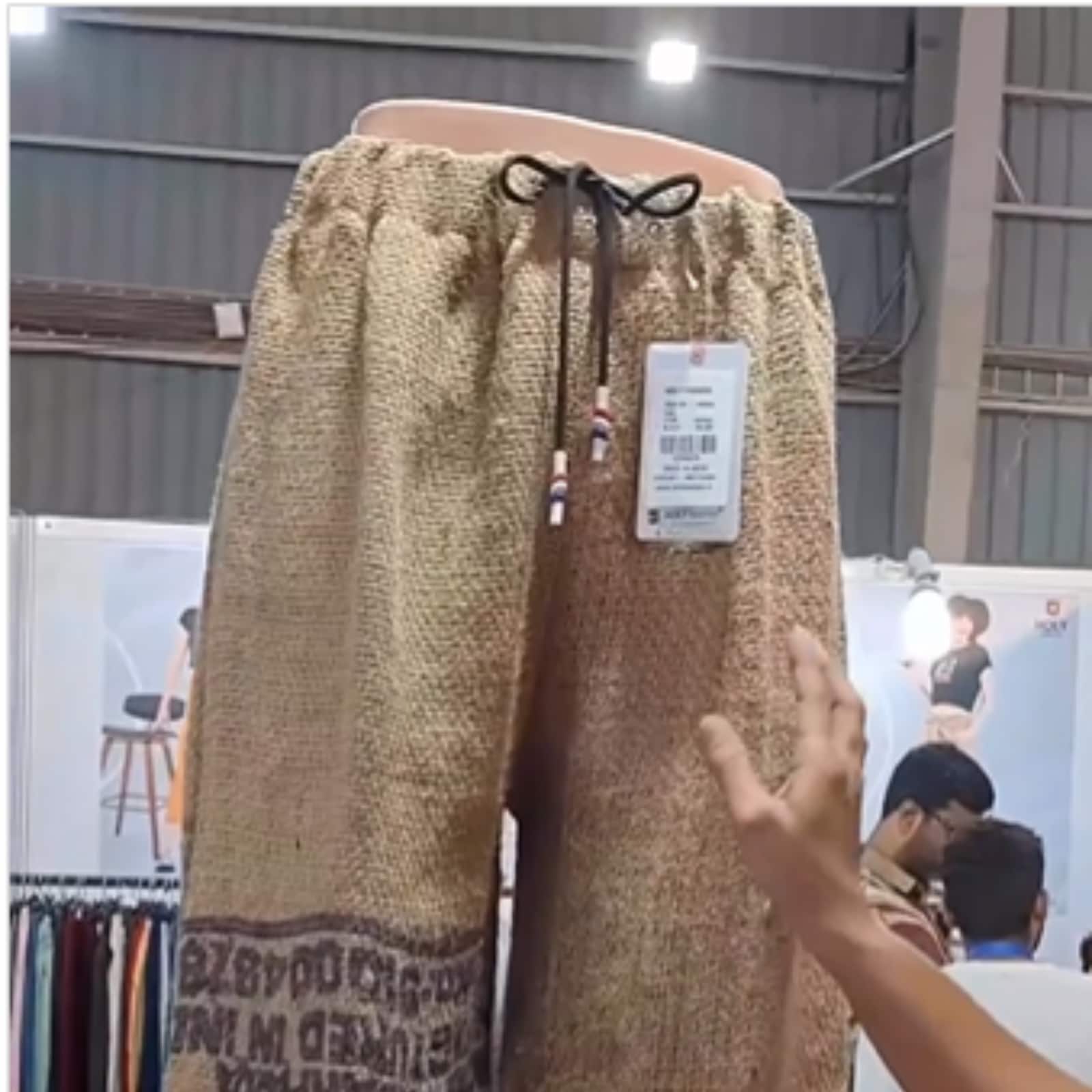Viral Instagram Video At Rs 60000 For Jute Palazzos Dressing Like A Sack  Of Potatoes Certainly Doesnt Come Cheap designer pants jute pants weird  fashion videos fashion videos
