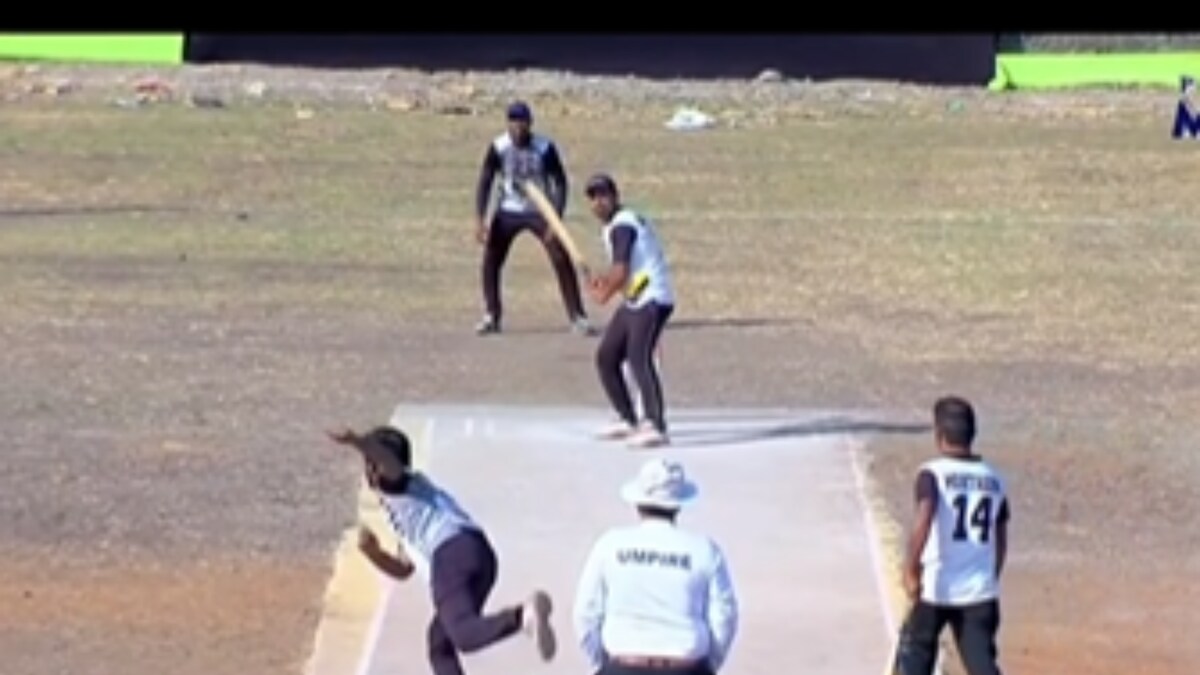 'Usain Bolt Batting' Hilarious Clip Of Man Chasing Wide Ball To Hit