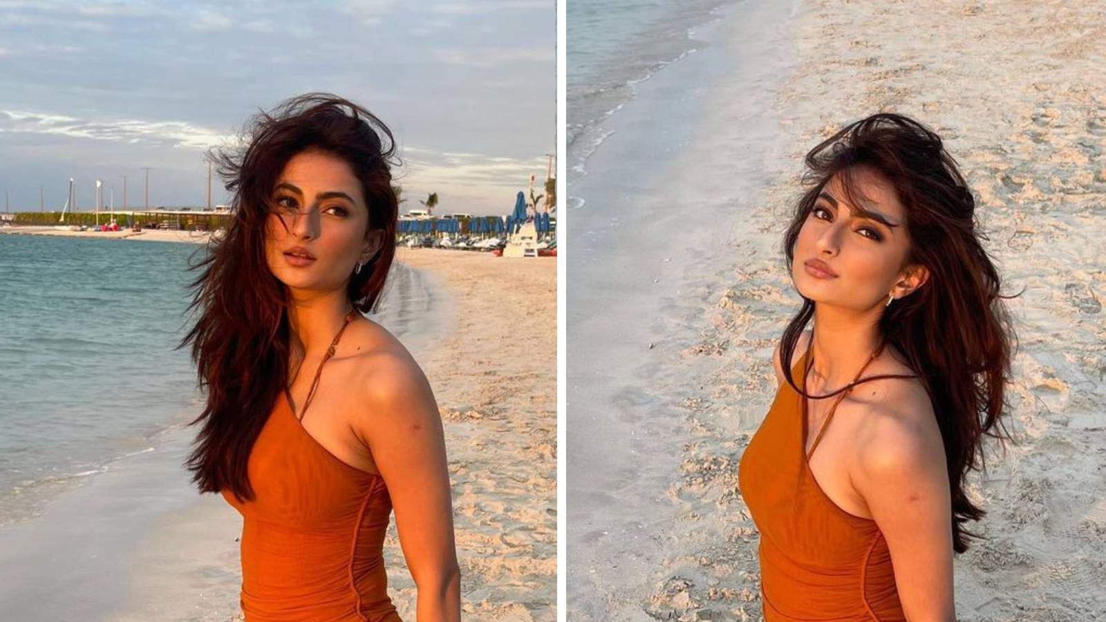 Palak Tiwari Is A Sight For Sore Eyes In Bodycon Dress By The Beachside