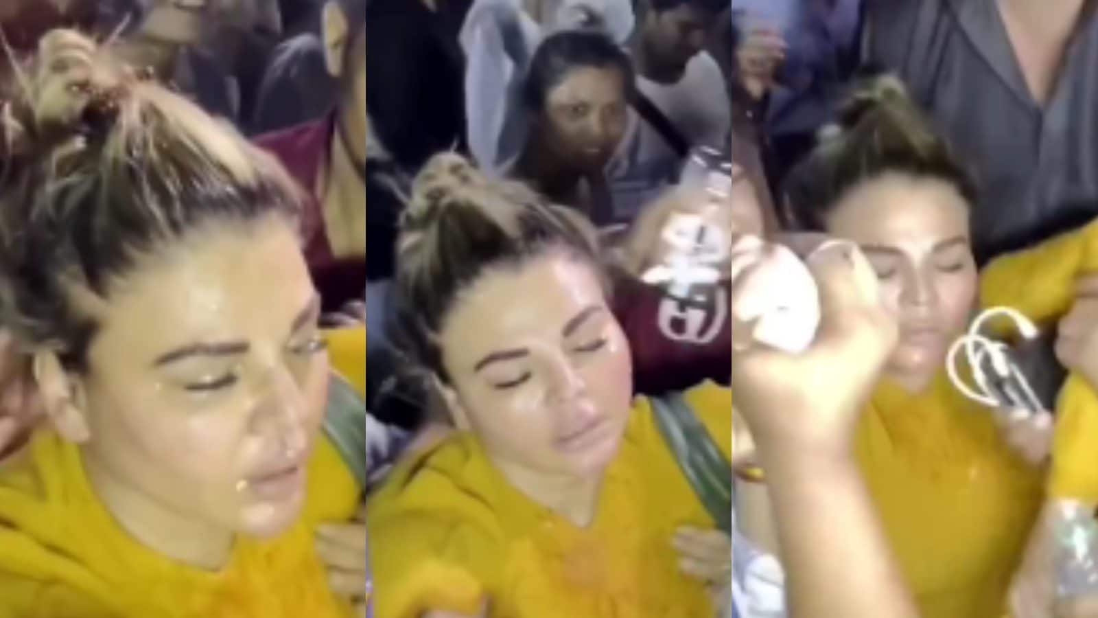 Rakhi Sawant Faints And Falls Down Outside Police Station After Husband Adil Khan Durrani Arrest; Video Goes Viral