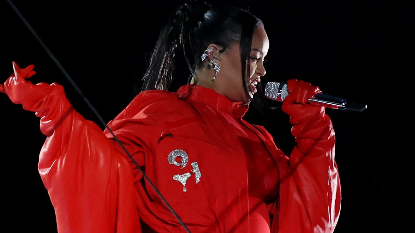 Rihanna Is Pregnant With Second Child, Reveals Baby Bump During Super