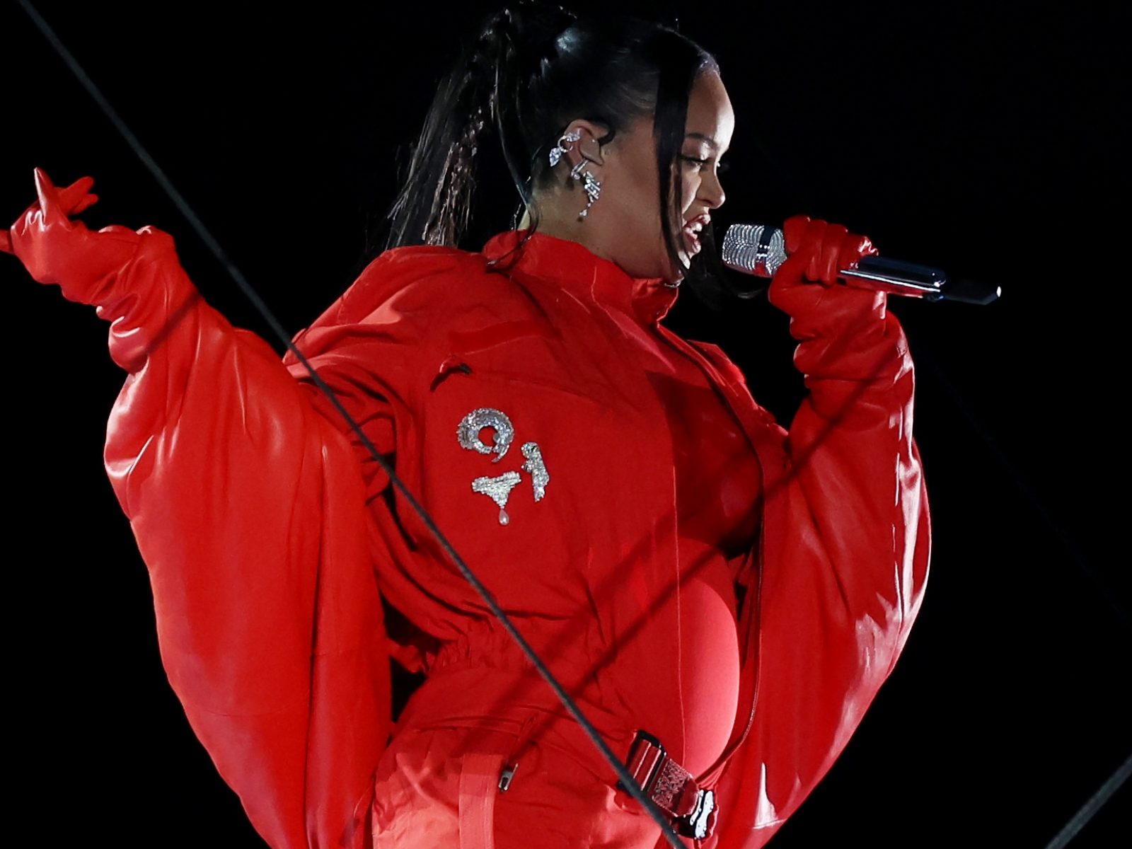 Rihanna Reveals She's Pregnant at 2023 Super Bowl Halftime Show