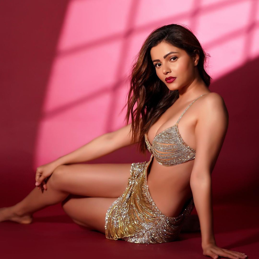Rubina Dilaik flaunts her curves in the cutout dress. (Image: Instagram) Rubina Dilaik flaunts her curves in the cutout dress.