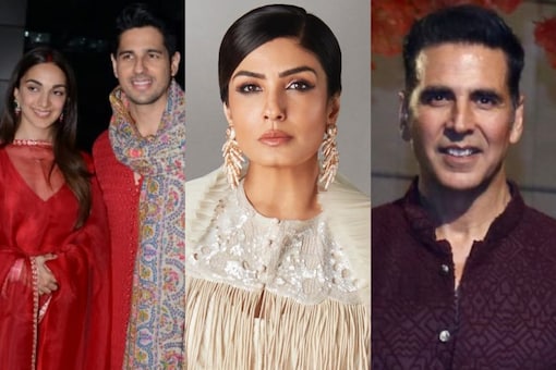 Sid, Kiara make 1st public appearance in Delhi; Raveena Tandon addresses engagement with Akshay Kumar.
