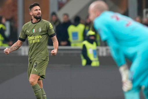 Serie A: AC Milan's Olivier Giroud vs Torino (AP)