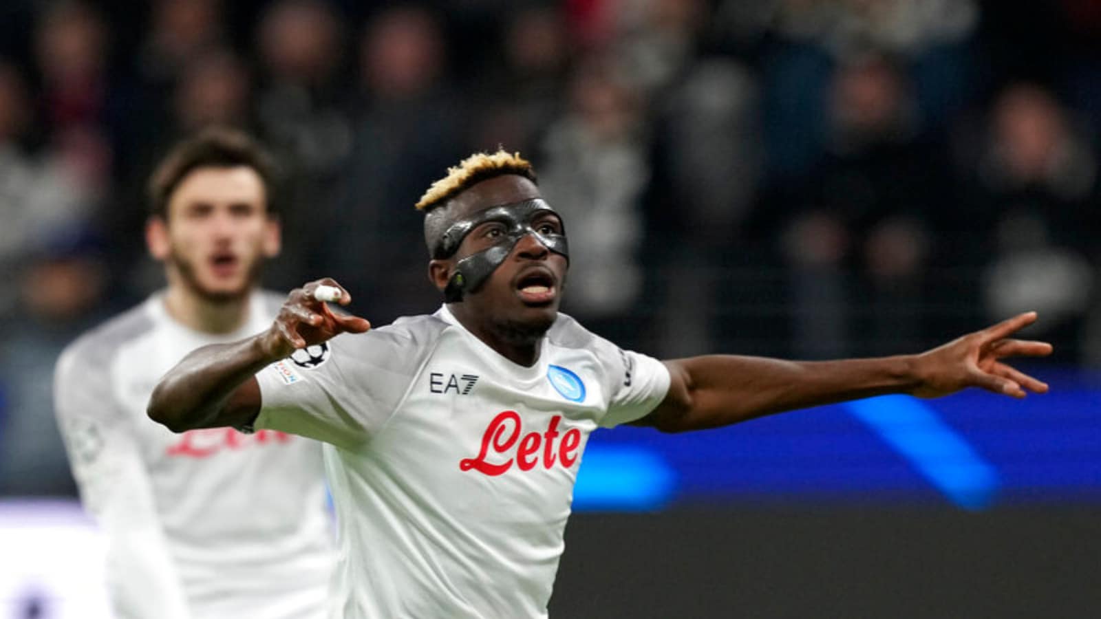 UEFA Champions League: Victor Osimhen Sends Napoli to Victory in Last 16