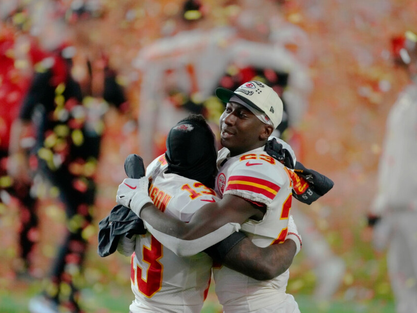 Kansas City Chiefs and Philadelphia Eagles helmets and a Super Bowl Vince  Lombardi Trophy on Monday, Feb. 6, 2023. Photo via Credit: Newscom/Alamy  Live News Stock Photo - Alamy