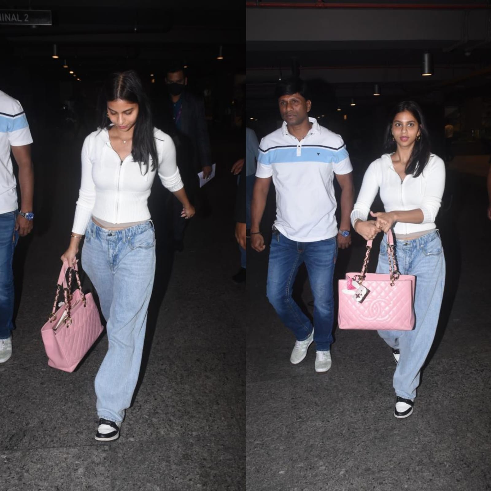 Suhana Khan Is Back From London, Spotted In A Cool Airport Look