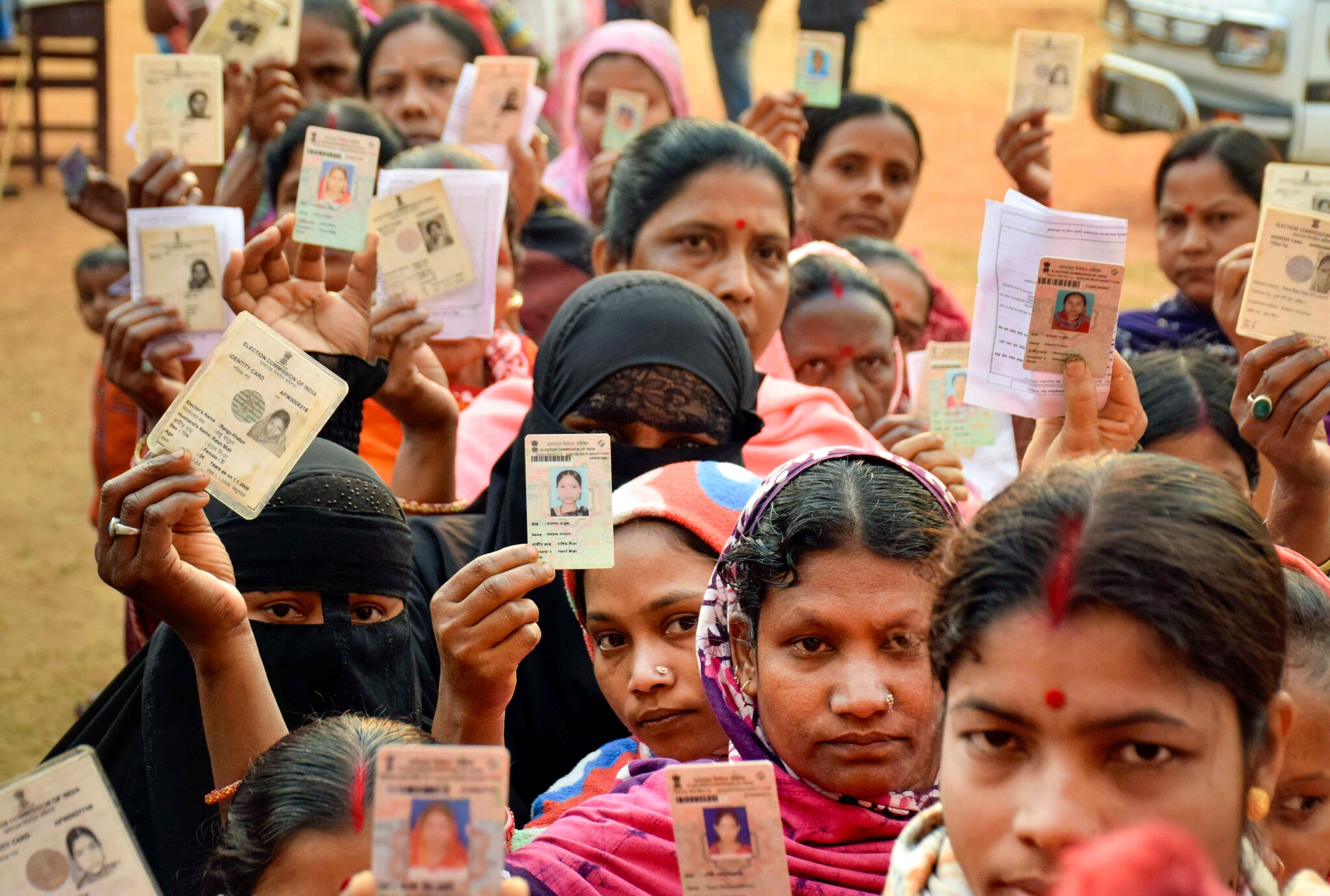 In Pics | Voting for Multi-Cornered Tripura Elections Underway, Women ...