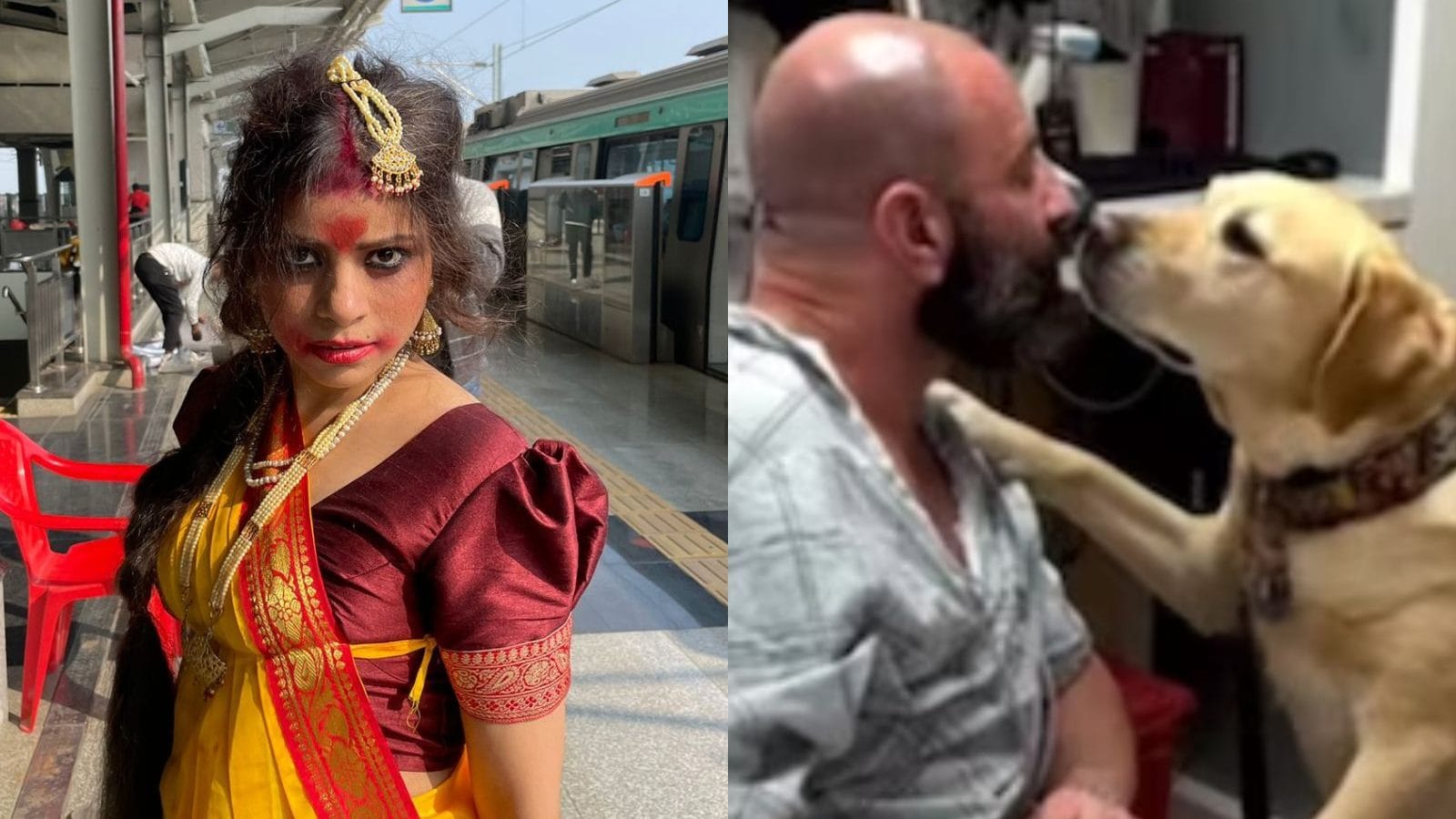 Viral News Updates Story of ‘Manjulika’ in Delhi Metro, Dog’s