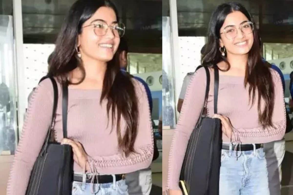 A Peek at Rashmika Mandanna’s Airport Outfit, That Featured a Knit Top Priced at a Hefty 2.05 Lacs