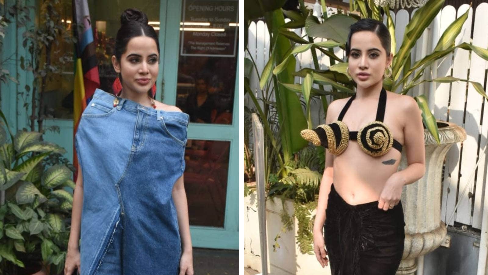 Uorfi Javed Turns Heads By Wearing Denim Pant As Top, Check Out The Diva’s Most Talked About Fashion Moments Uorfi Javed Turns Heads By Wearing Denim Pant As Top, Check Out The Diva’s Most Talked About Fashion Moments