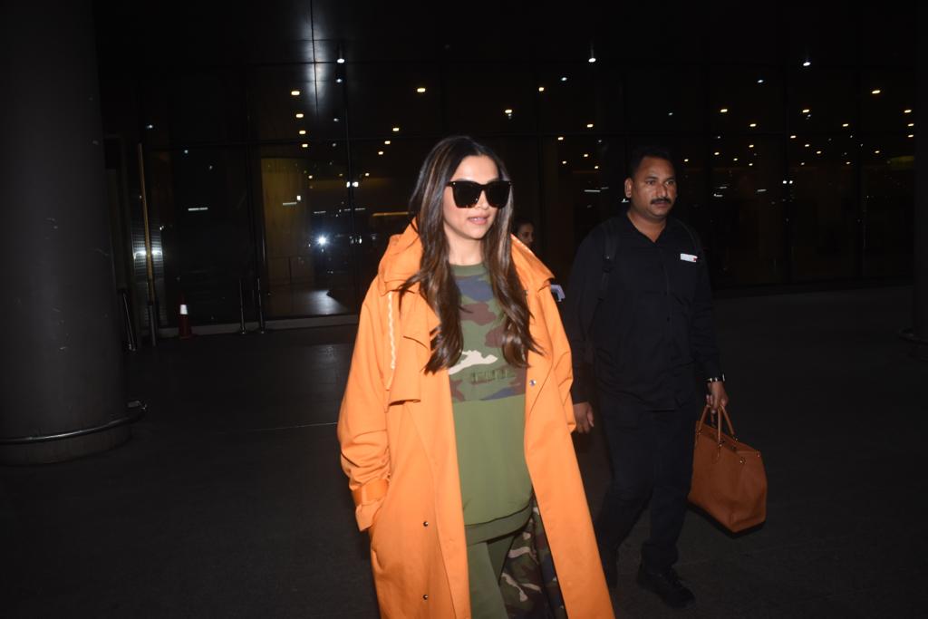 Deepika Padukone grabs eyeballs in bright orange co-ord set at the airport:  PICS, News