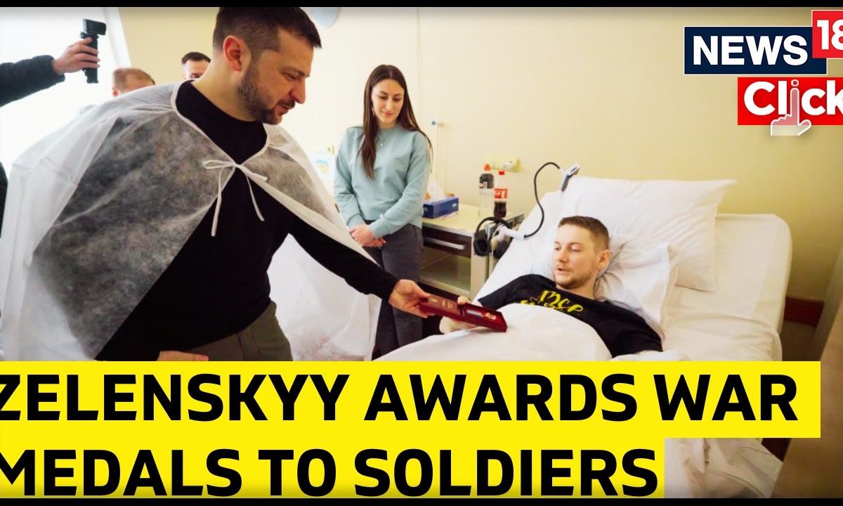 Russia Ukraine News | Volodymyr Zelenskyy Visited Wounded Ukrainian ...