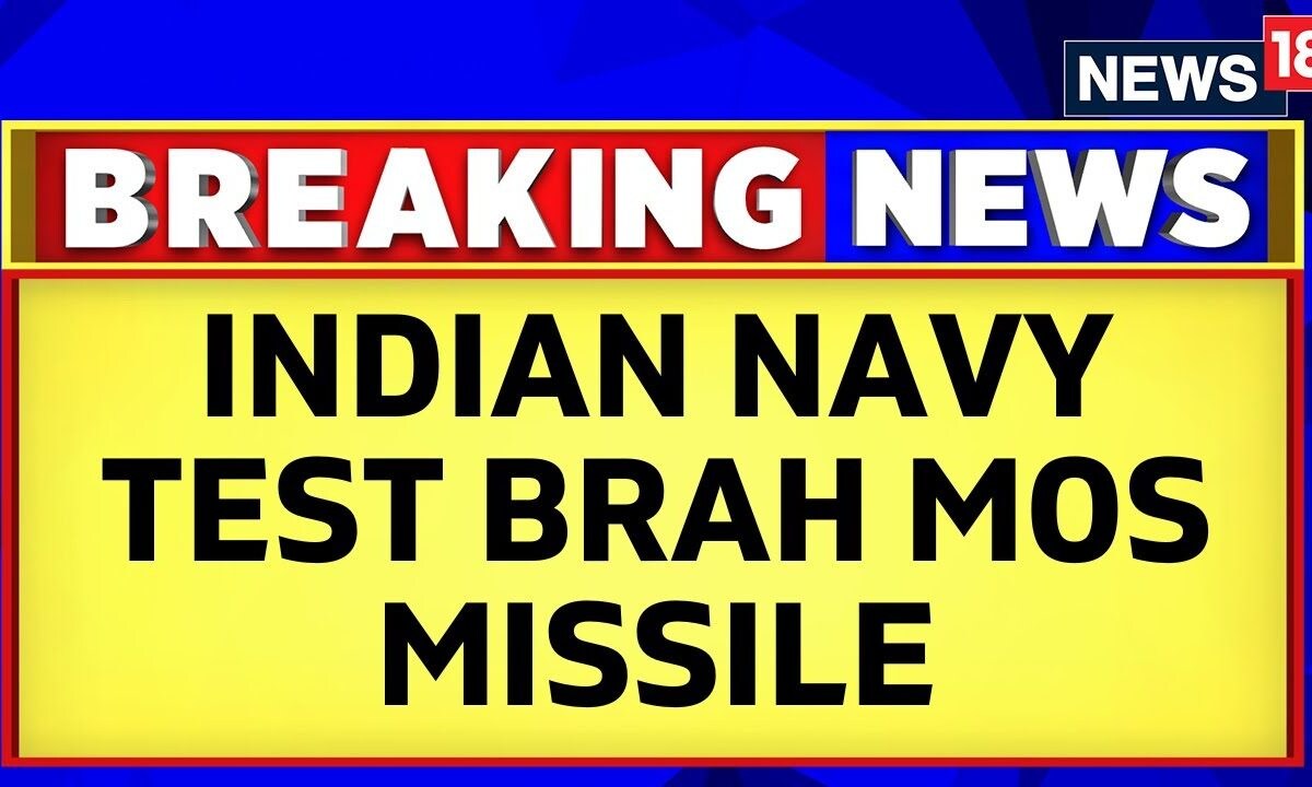 Indian Navy Successfully Launches Brah Mos Precision Strike Missile