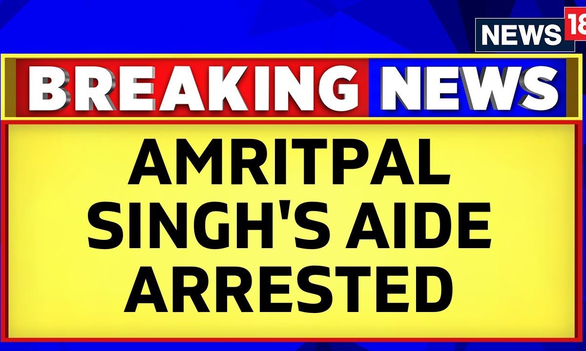 Punjab News: Amritpal Singh's Aide Arrested At Amritsar Airport | Waris ...