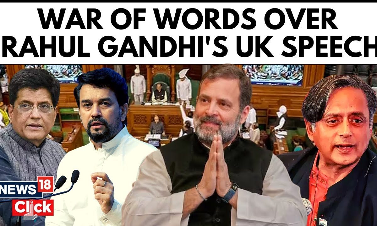 Rahul Gandhi London Speech | BJP Launches Fierce Attack On Rahul Gandhi ...