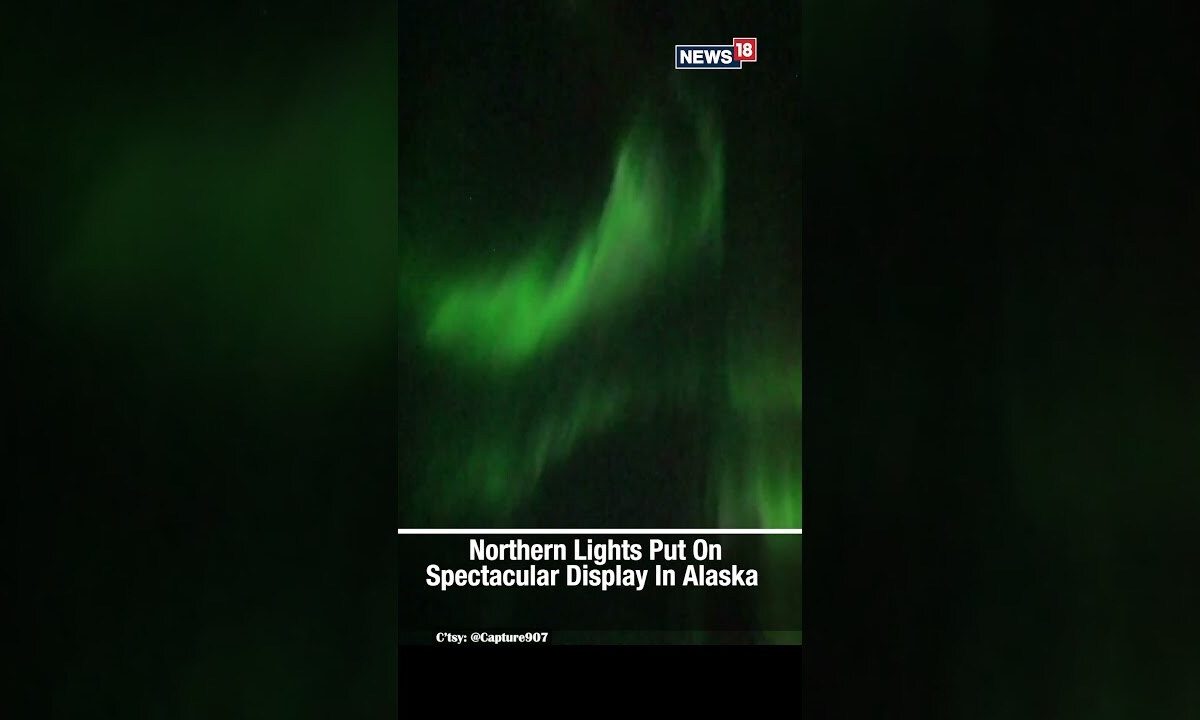Alaska Northern Lights Time Lapse | Northern Lights Viral Video ...