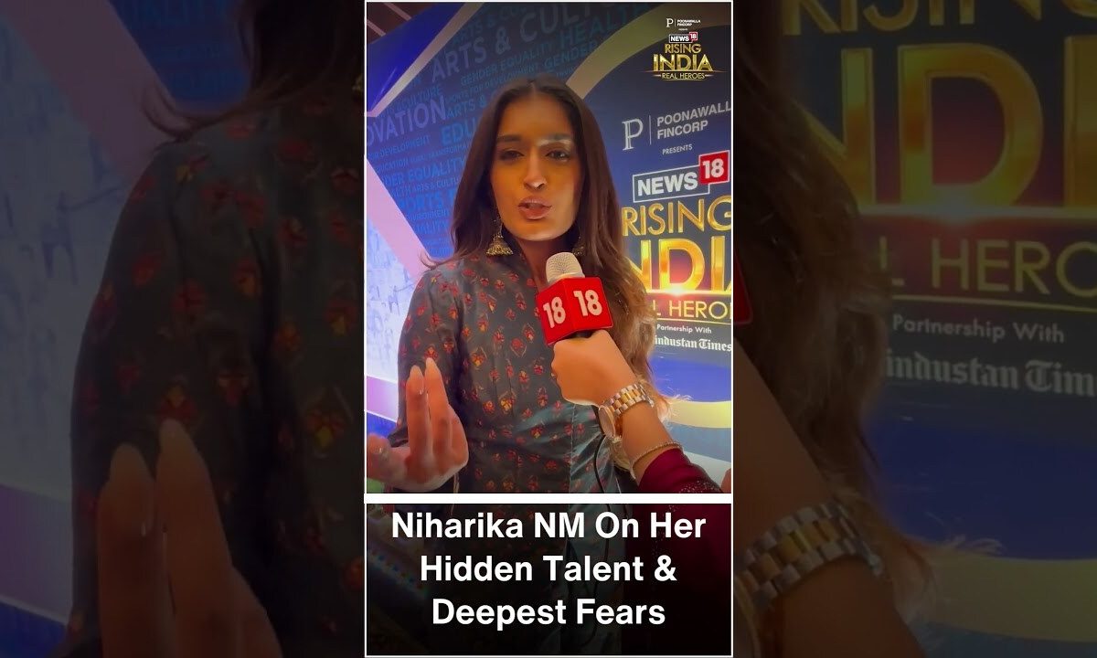 Niharika NM On Her Hidden Talent & Deepest Fears At News18 Rising India 2023 | #Shorts | Niharika NM