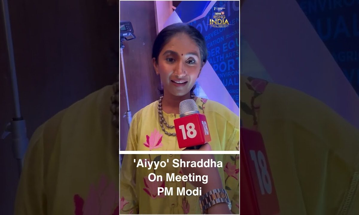 Aiyyo Shraddha On Meeting PM Modi | News18 Rising India | #Shorts | Shraddha Jain Aiyyo Shraddha