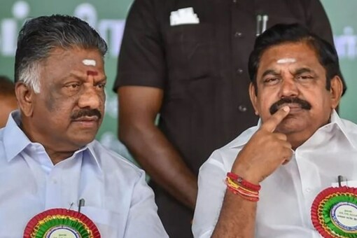(R-L) AIADMK leaders Edappadi Palaniswami (EPS) and O Panneerselvam (OPS). (File Pic/News18)