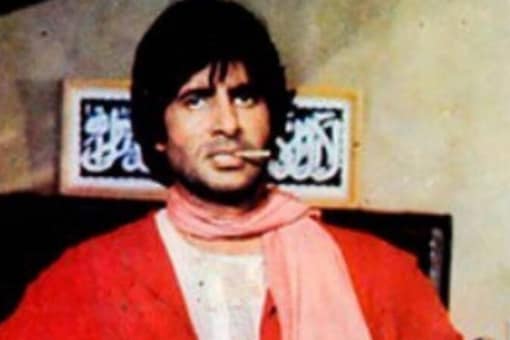 Amitabh Bachchan in a still from Coolie.