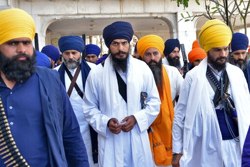 Khalistani separatist Amritpal Singh. (File pic/Reuters)