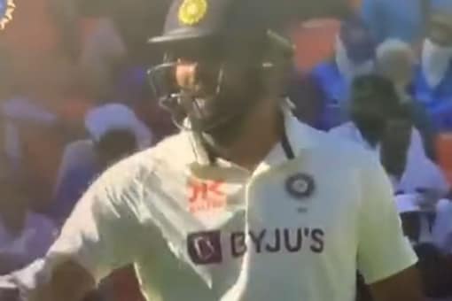 Annoyed Rohit sharma asks to move a fan aside