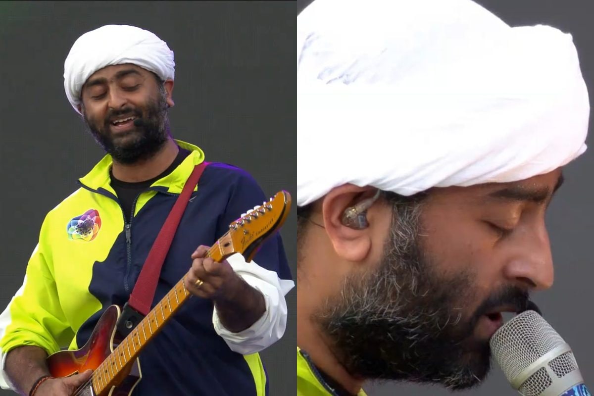 IPL 2023: Arijit Singh Performs Kesariya, Pathaan to Packed Crowd at GT vs CSK Match; Watch