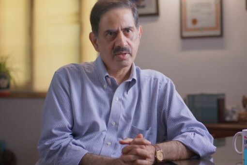 Dr Balram Bhargava in a still from the ‘The Vial – India’s Vaccine Story’. (News18)